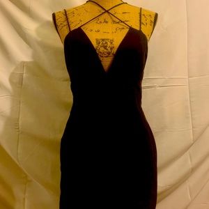 Tobi M little black evening dress
